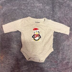 Garanimals Gray Penguin Bodysuit